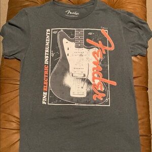 Fender Gray Graphic T-Shirt